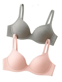 2er-Pack Still-BHs mit Bügeln, Bio-Baumwolle