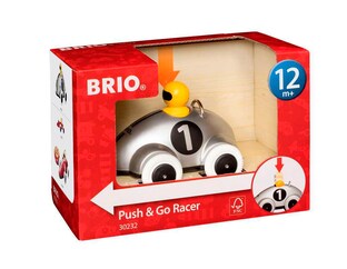 Push & Go Rennwagen Silber Edition