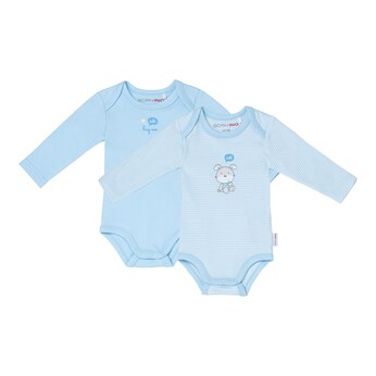 2er-Pack Bodys langarm 