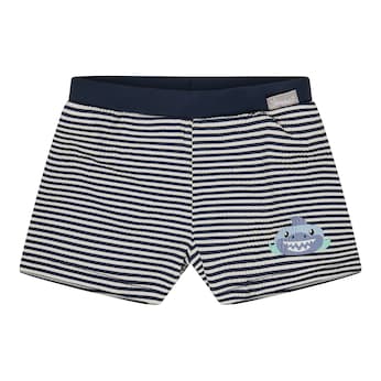 Badeshorts mit Windeleinsatz und UV-Schutz Ringel Hai
