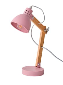 Schreibtischlampe mit Holz-Gelenkarm, Kinderzimmer