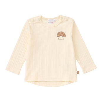 Shirt langarm Rippqualität