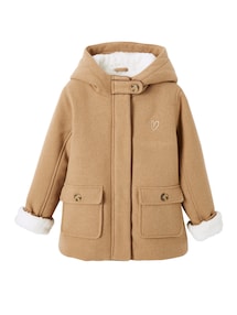 Mädchen Wintermantel mit Recycling-Polyester