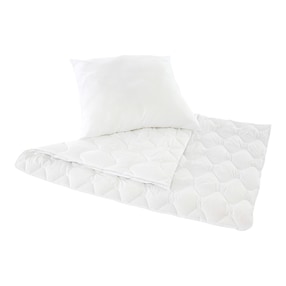 2-tlg. Steppbett-Set Märchenweich 80x80 / 135x200 cm 5.5 TOG