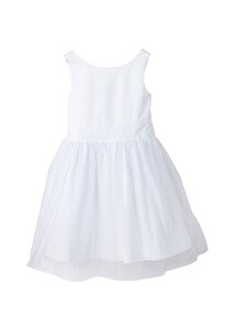 Festliches Mädchenkleid, Satin und Tüll