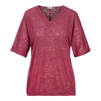 Damen-Shirt „Leinenoptik“