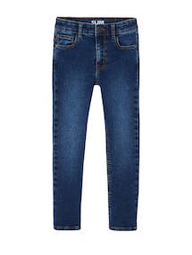 Jungen Slim-Fit-Jeans BASIC, Bundweite verstellbar