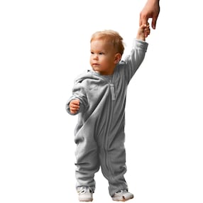 Overall Fleece-Overall mit Umschlagbündchen