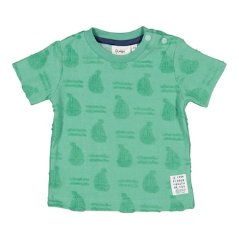 Frottee-T-Shirt Segelboote