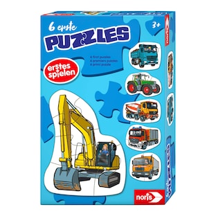 6 erste Puzzles - Fahrzeuge