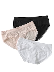 3er-Pack nahtlose Umstands-Shortys