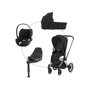 Kombikinderwagen PRIAM (2025) Travel-Set inkl. Babyschale Cloud T i-Size und Isofix-Basis Base T