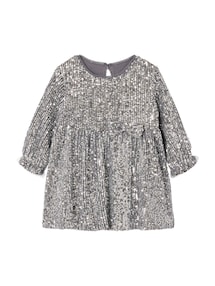 Festliches Baby Kleid mit Pailletten