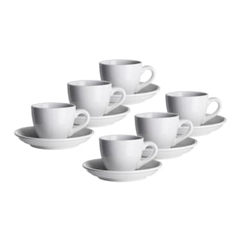 Cappuccinotassen-Set, Porzellan COLOMBIA
