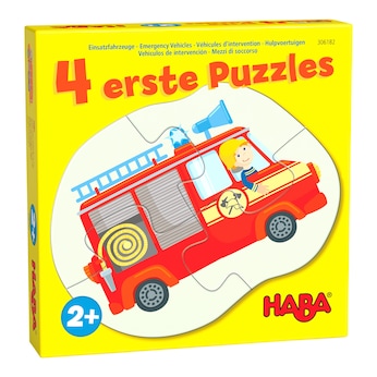 4 erste Puzzles - Einsatzfahrzeuge