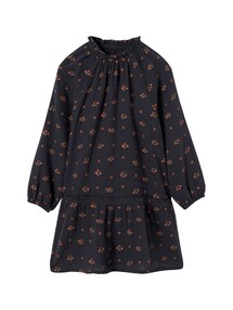 Geblümtes Mädchen Kleid aus Musselin