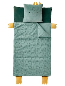 Kinder Schlafsack-Set mit Kissen TIERE