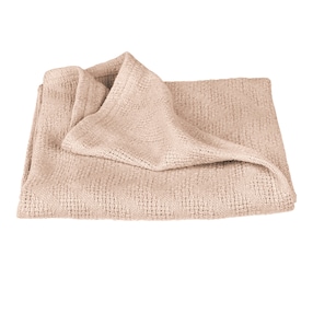 Decke in Strickoptik frosty almond