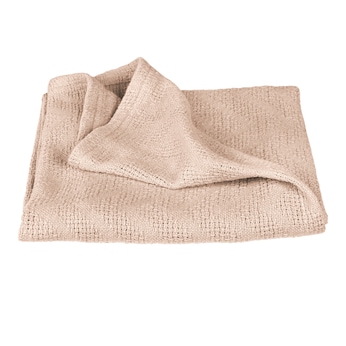 Decke in Strickoptik frosty almond