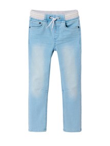 Jungen Sweathose, Denim-Optik