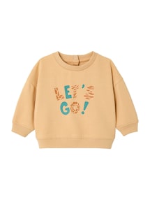 Baby Sweatshirt mit Print LET'S GO
