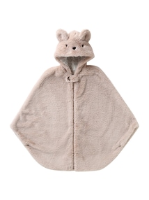 Baby Poncho mit Kapuze für Babyschale / Babytrage