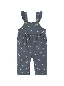 Bedruckte Baby Latzhose aus Twill