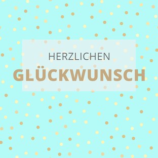 Geschenkgutschein Herzlichen Glückwunsch