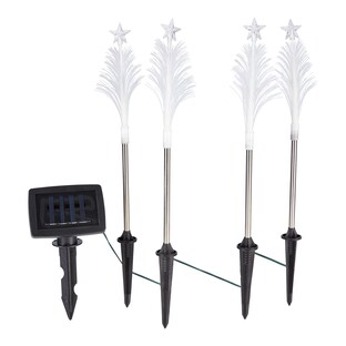 LED-Solar-Gartenstecker "Tannenbäume", 4 Stück