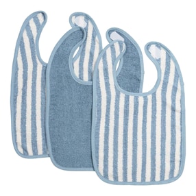 3er-Pack Klettlätzchen 