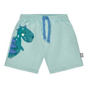 Badeshorts mit Windeleinsatz und UV-Schutz Dino