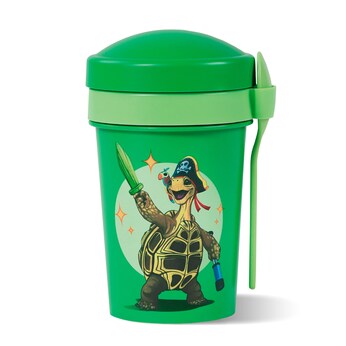 AWAVE  Die Schule der Magischen Tiere Müslibecher To Go 540 ml rPET | Grün, Henrietta