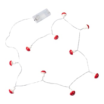 Lichterkette "Fliegenpilz", 1,2 m