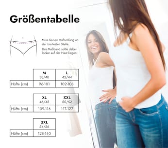High-waist Slip mit Saugeinlage