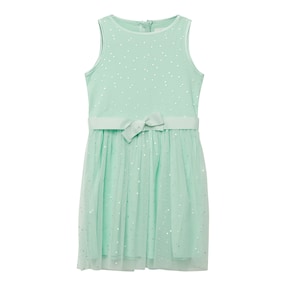 Kleid ohne Arm mit Glitzer-Tüllrock