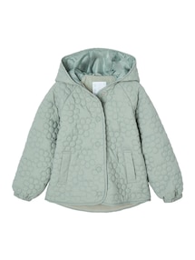 Mädchen Steppjacke mit Blumenmuster, Übergangsjacke