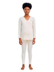 Geschenk-Set für Mama & Baby: Loungewear & Body im Stoffbeutel, Mon Amour