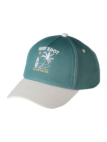 Baumwollcap mit Surfer-Print Jungen