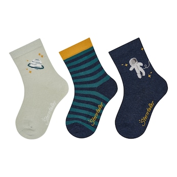 3er-Pack Socken Weltall