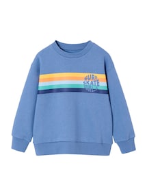 Jungen Rundhals-Sweatshirt mit Recycling-Polyester