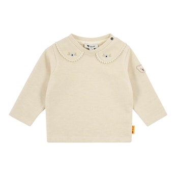 Sweatshirt mit Bubikragen Struktur