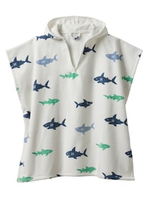 Kinder Badeponcho HAIE mit Recycling-Baumwolle