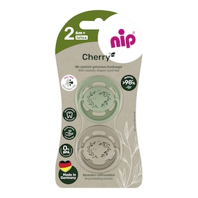 2er-Pack Schnuller Cherry, Größe 2