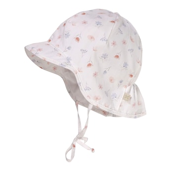 Schirmmütze mit Nacken- und UV-Schutz Blumen