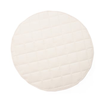 Spielteppich rund Off-White