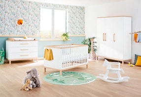 3-tlg. Babyzimmer Light breit groß