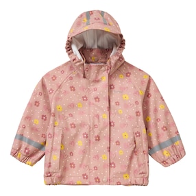 Regenjacke mit abnehmbarer Kapuze
