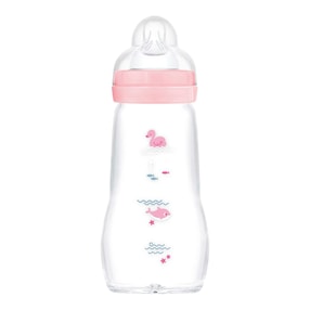Babyflasche Feel Good matt, Glas, 260 ml, ab 0M