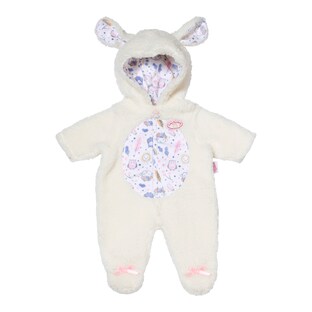 Puppen Outfit Kuschelanzug Schaf 43cm