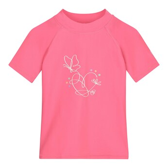 Bade-T-Shirt mit UV-Schutz Schmetterling